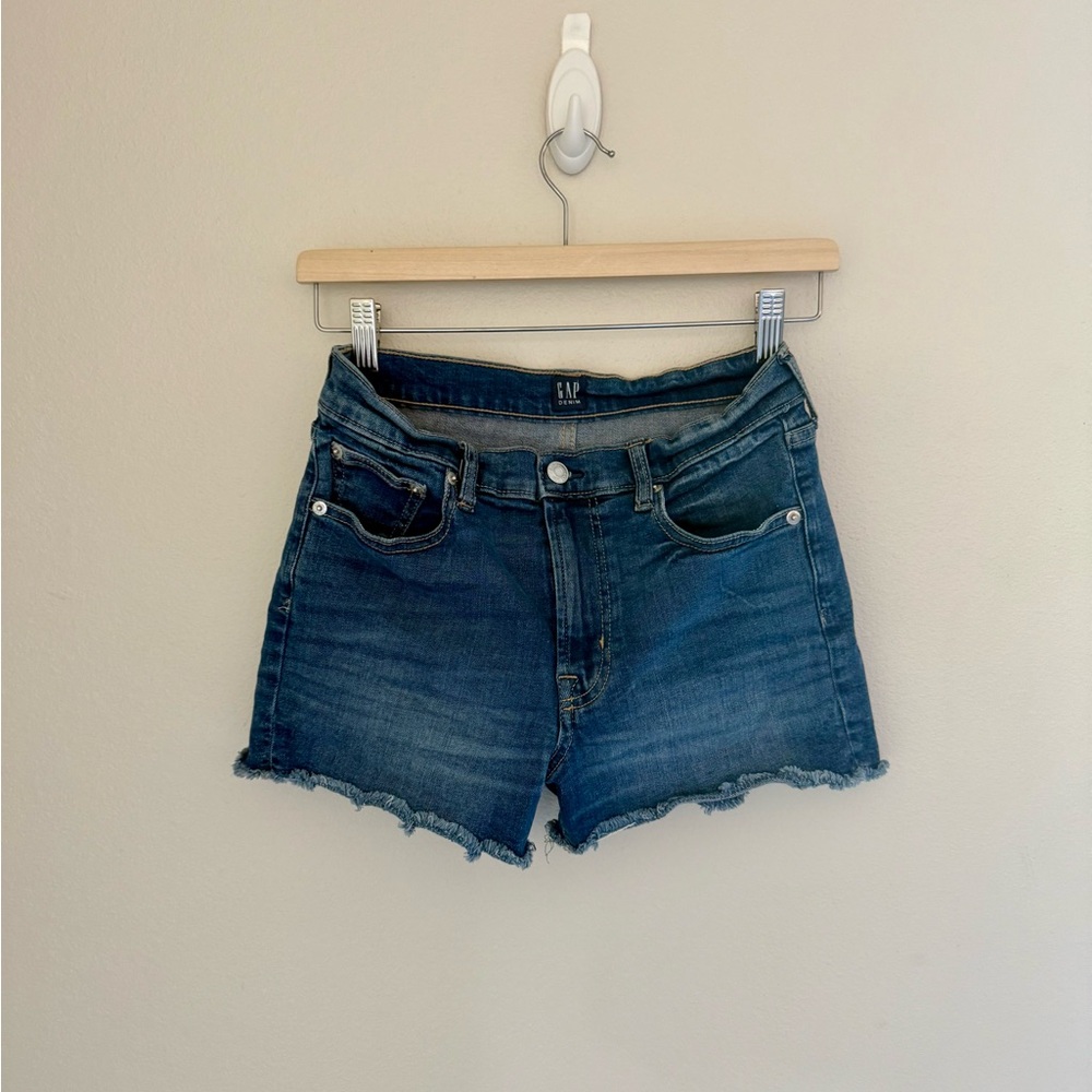 GAP Blue Jean Shorts Classic Cut-Off Style